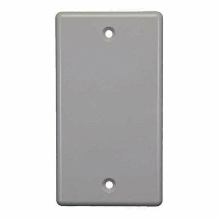 CANTEX SWITCH COVER 1GANG GRY EZSL-BLANK